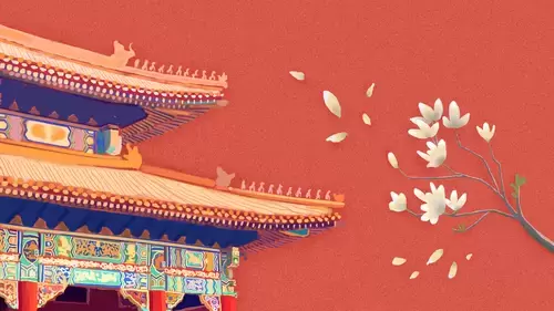 中国古建-古殿房角插图