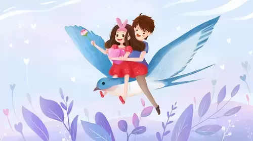 情人节-梦中的飞翔插图