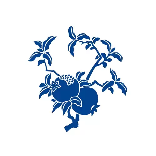 青花瓷图案插图
