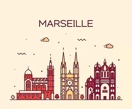 全球城市印象-马赛插图