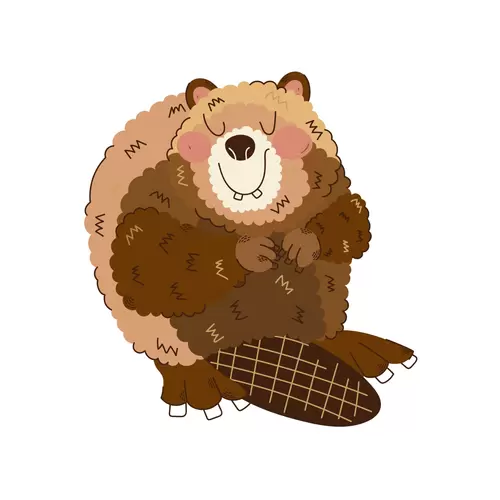 卡通动物-熊插图