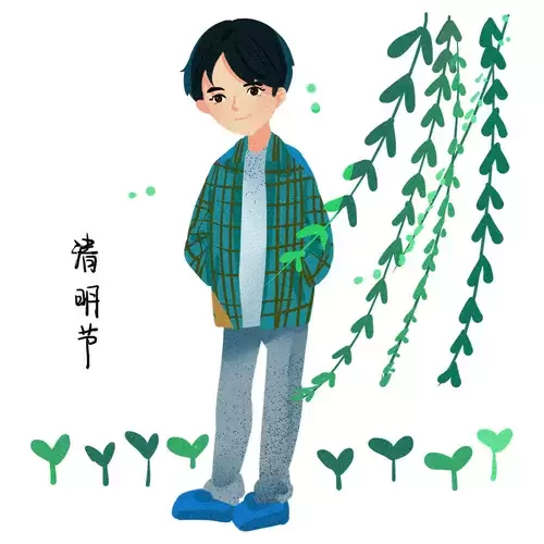 清明节-奶油小生-格子外套插图