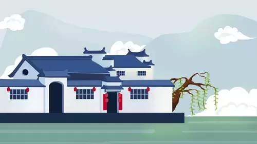 中国古建-中国传统民居建筑插图
