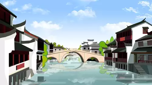 中国古建-江南水乡插图