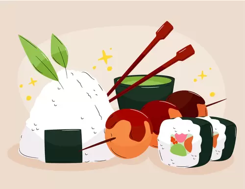 各地美食-饭团-丸子-寿司插图