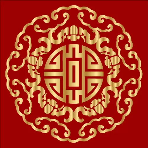 汉字图案插图