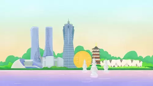 中国著名建筑插图