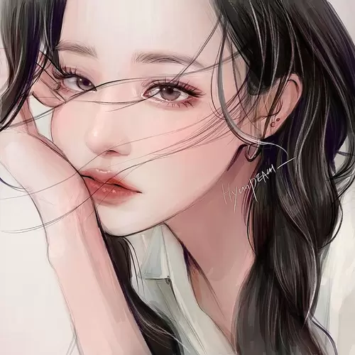 漂亮女孩-耐心-窈窕插图