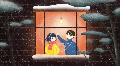情人节-冬日里萌芽的爱情插图