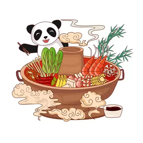 中华美食-重庆火锅插图