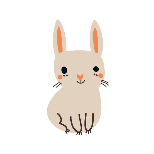 森林动物-小兔子插图