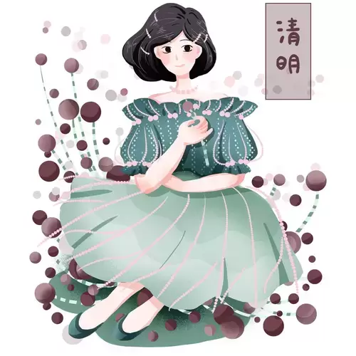 清明节-蓬蓬裙插图