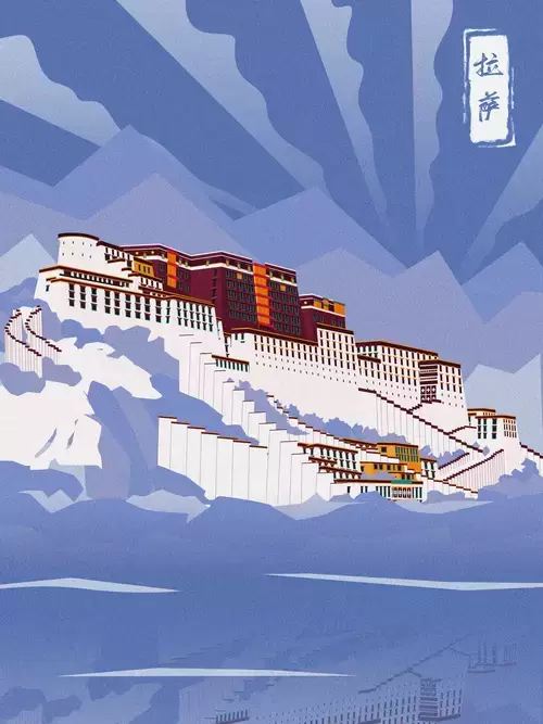 中国著名建筑-西藏拉萨插图