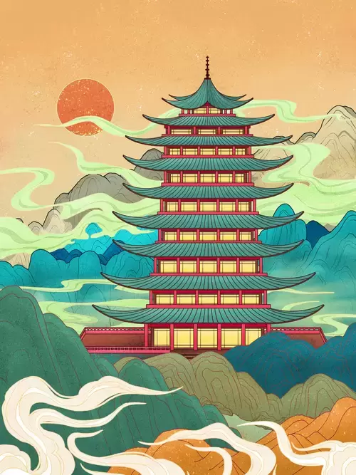 中国著名古建筑-岳阳楼插图