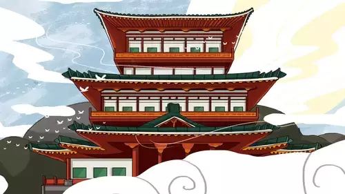 中国古建-古代楼阁插图