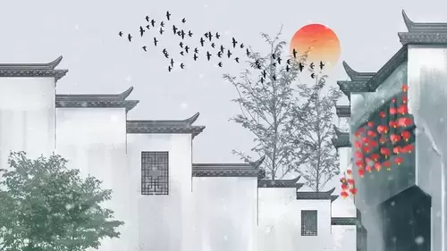 中国古建-徽派建筑插图