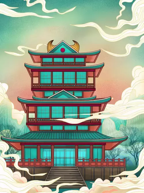 中国著名古建筑-洪恩阁插图
