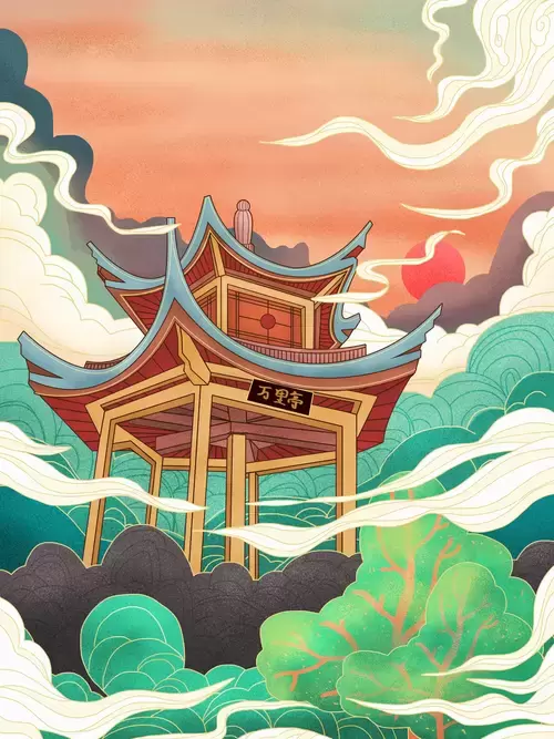 中国著名古建筑-万里亭插图