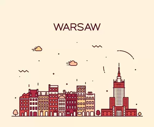 全球城市印象-华沙插图