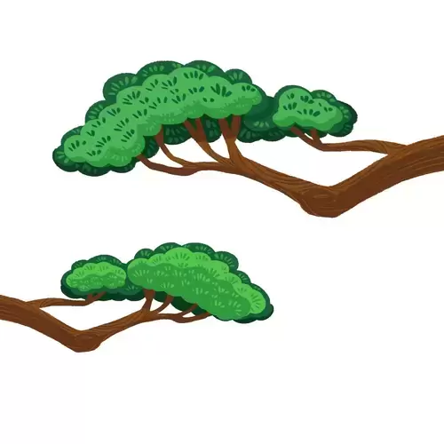 树插图插图