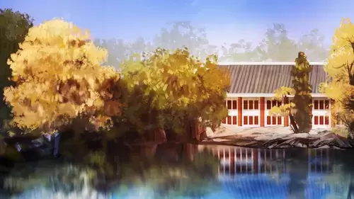 中国古建-池塘插图