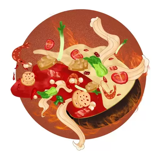 中华美食-火锅-鸳鸯锅插图
