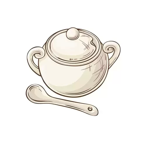 茶具插图-红茶壶插图