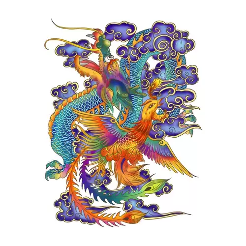 传说动物-Dragon-and-phoenix插图