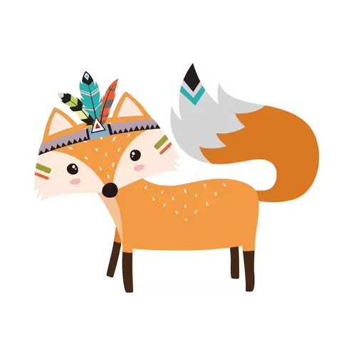 森林动物-狐狸插图