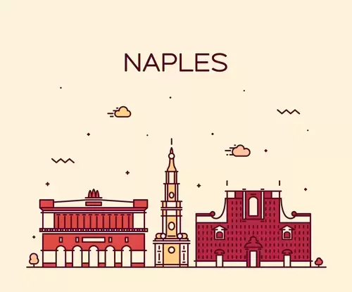 全球城市印象-那不勒斯插图