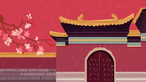 中国古建-寺院角门插图