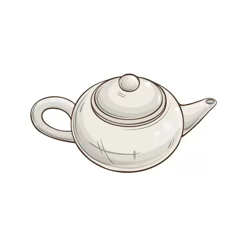 茶具插图-红茶壶插图