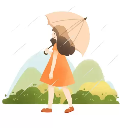 清明节-雨中漫步插图