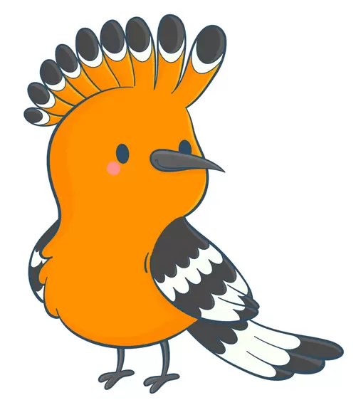 动物-卡通-可爱-小鸟插图