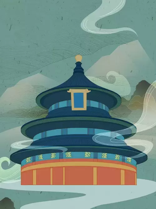 中国著名建筑-天坛插图