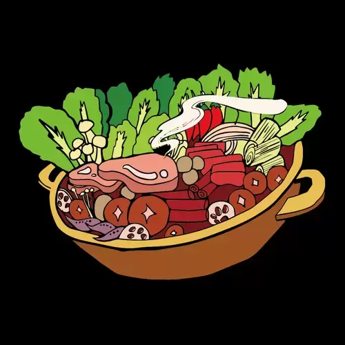中华美食-火锅-涮菜插图