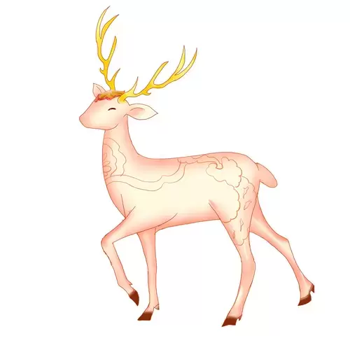 鹿插图