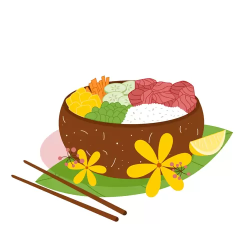 各地美食-夏威夷拌饭插图