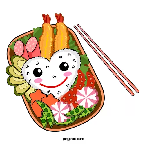 日式便当-饭团插图