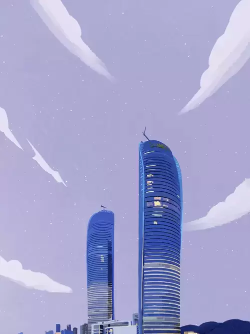 中国著名建筑-厦门双子塔插图