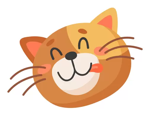 动物头像-猫咪-愉悦插图