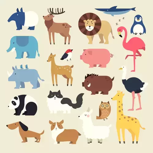 动物图标插图