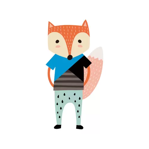 森林动物-狐狸插图