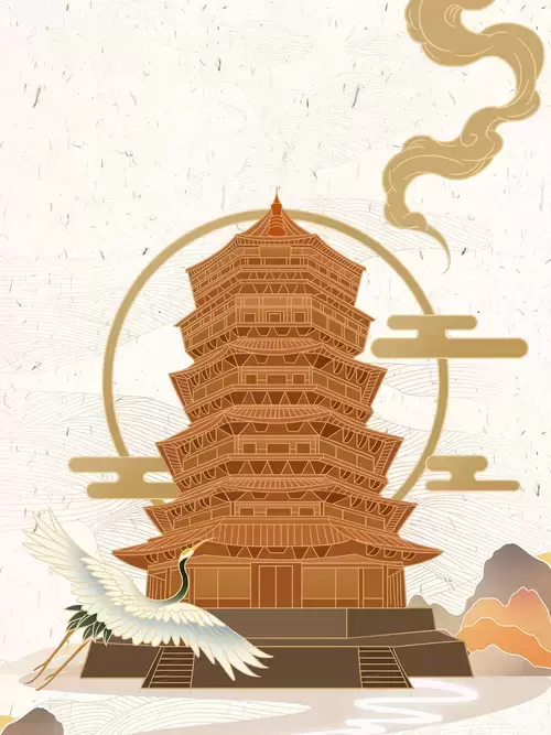 中国著名建筑-山西应县木塔插图