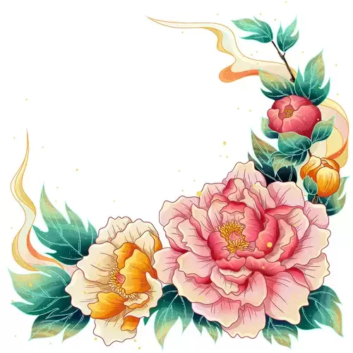 牡丹花插图
