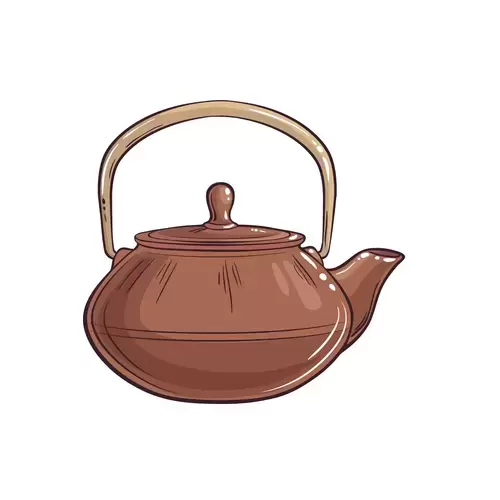 茶具插图-紫砂壶插图