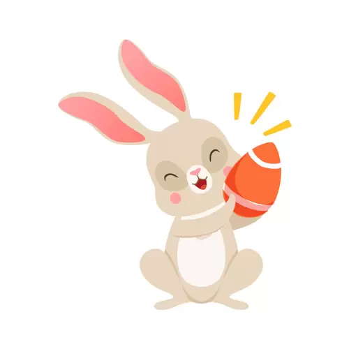 可爱兔子-礼物插图