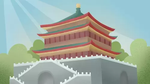 中国古建-古城楼插图